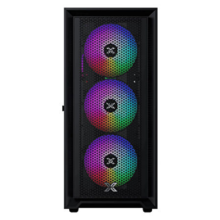 Xigmatek En46469, Sky Iı Odın Iı, 750w, Mesh Panel, Tempered Glass, Rgb, Atx Gamıng Kasa