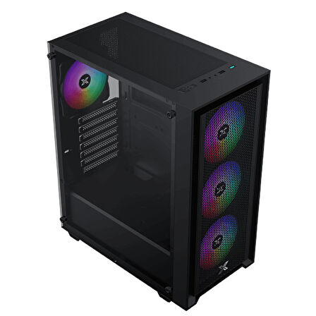 Xigmatek En46469, Sky Iı Odın Iı, 750w, Mesh Panel, Tempered Glass, Rgb, Atx Gamıng Kasa
