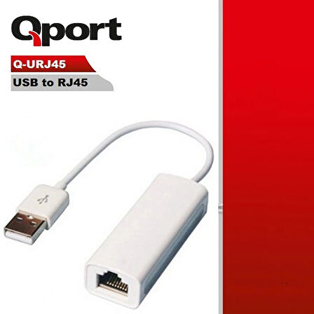 Qport Q-urj45  Usb2.0 => Rj45 Ethernet Çevirici