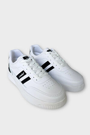 Unisex Hafif Taban Günlük Rahat Spor Ayakkabı  BEYAZ - SİYAH