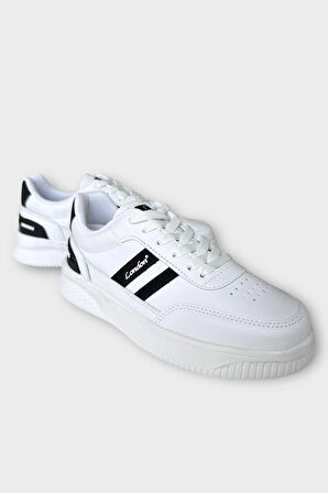 Unisex Hafif Taban Günlük Rahat Spor Ayakkabı  BEYAZ - SİYAH