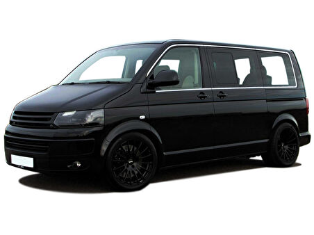 S-Dizayn VW Transporter T6 Uzun Şase Krom Cam Çerçeve Seti 2015 Üzeri Tek Sürgü