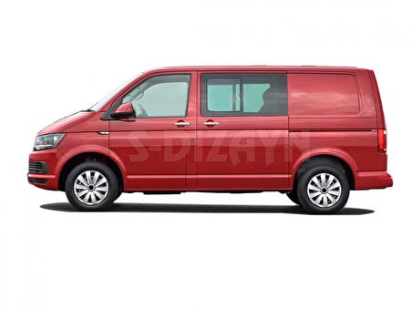 S-Dizayn VW T6 Transporter Krom Kapı Kolu 3 Kapı 2015 Üzeri