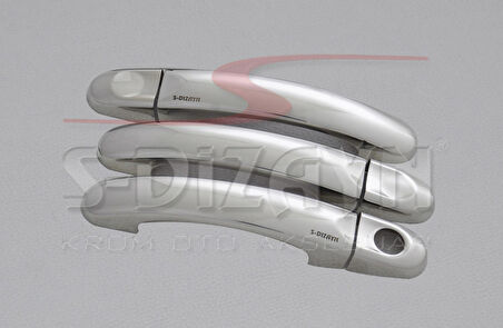 S-Dizayn VW T6 Transporter Krom Kapı Kolu 3 Kapı 2015 Üzeri