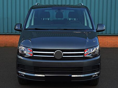 S-Dizayn VW T6 Transporter Krom Ön Panjur 4 Prç. 2015-2020