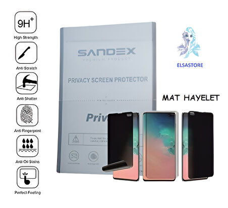 Samsung Galaxy Z FOLD 5 ÖN NANO Ekran Koruyucu Esnek ULTRA İnce SANDEX - MAT HAYALET