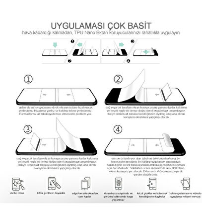 General Mobile GM 24 PRO NANO Ekran Koruyucu Esnek ULTRA İnce SANDEX - HD ŞEFFAF HAYALET