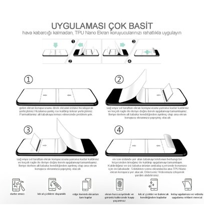 Infinix HOT 8 NANO Ekran Koruyucu Esnek ULTRA İnce SANDEX - MAT HAYALET