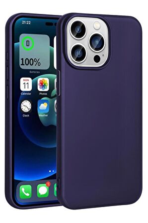 iPhone 15 Pro Kılıf Kamera Çıkıntılı Soft Silikon