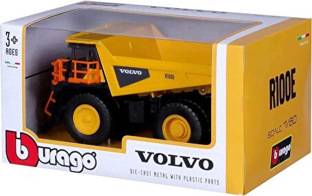 Burago Volvo R100E 1:60 Ölçek 18 Cm Kaya Kamyonu