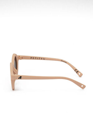 6-36 Ay Polarize Cam Elastik Bebek Güneş Gözlüğü -Kırılmaz Pembe