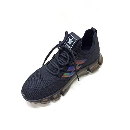 GUJA SİYAH KADIN SNEAKER SPOR AYAKKABI