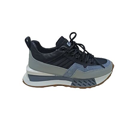 GUJA SİYAH ERKEK SNEAKER SPOR AYAKKABI