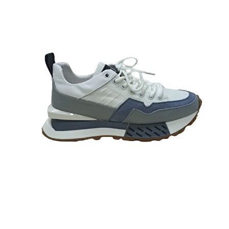 GUJA BEYAZ  DERİ ERKEK SNEAKER SPOR AYAKKABI