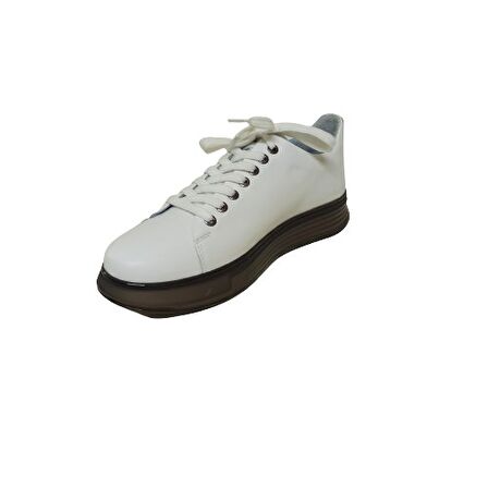 MARCOMEN BEYAZ DERİ ERKEK SNEAKER AYAKKABI