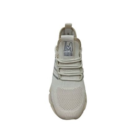 GUJA BEJ ERKEK DOKUMA KUMAŞ SNEAKER SPOR AYAKKABI