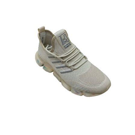 GUJA BEJ ERKEK DOKUMA KUMAŞ SNEAKER SPOR AYAKKABI