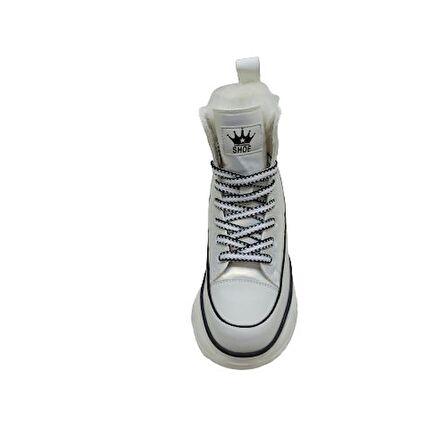 GUJA BEYAZ  KADIN SNEAKER BOT AYAKKABI