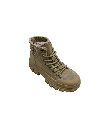 GUJA KETEN KADIN SNEAKER BOT AYAKKABI