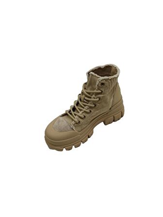 GUJA KETEN KADIN SNEAKER BOT AYAKKABI