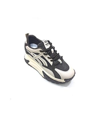 GUJA KAHVERENGİ DERİ KADIN SNEAKER SPOR AYAKKABI