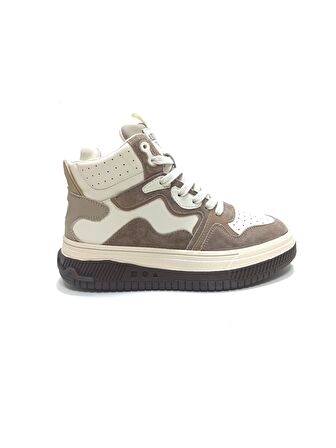 GUJA BEJ KADIN SNEAKER BOT AYAKKABI