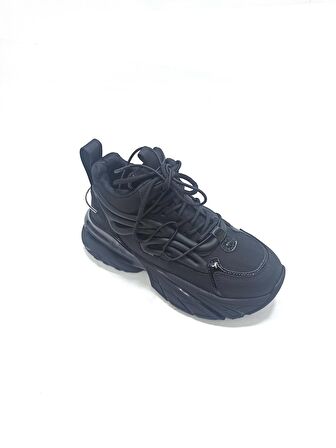 GUJA SİYAH KADIN SNEAKER BOT AYAKKABI