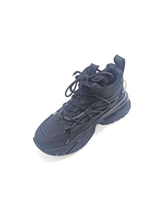 GUJA SİYAH KADIN SNEAKER BOT AYAKKABI