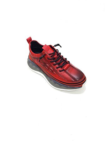 GUJA KIRMIZI ERKEK SNEAKER SPOR AYAKKABI