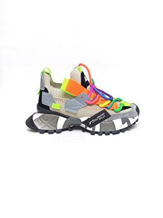GUJA BEJ KADIN SNEAKER SPOR AYAKKABI