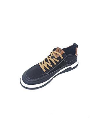 GUJA SİYAH ERKEK SNEAKER SPOR AYAKKABI
