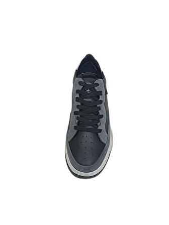 MARCOMEN SİYAH DERİ ERKEK SNEAKER AYAKKABI