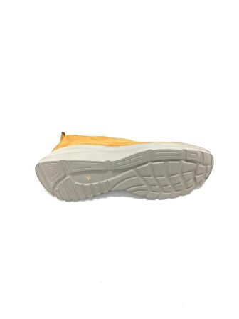 ALBİNİ SARI KADIN DERİ SNEAKER AYAKKABI