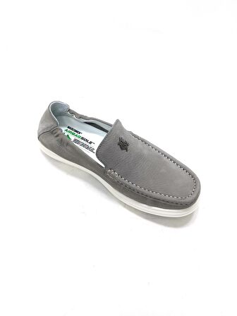 MARCOMEN GRİ DERİ ERKEK SNEAKER AYAKKABI
