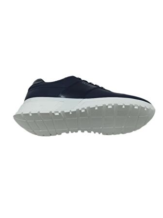 MARCOMEN LACİVERT DERİ ERKEK SNEAKER AYAKKABI