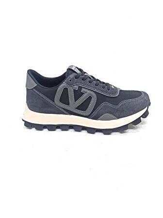 MARCOMEN SİYAH DERİ ERKEK SNEAKER SPOR AYAKKABI