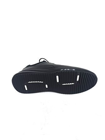 MARCOMEN SİYAH DERİ ERKEK SNEAKER AYAKKABI