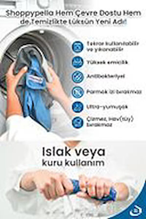 9'Lu Mikrofiber Temizlik Bezi, Cam, Araba Silme Bezi, Mutfak, Fiber Temizleme Bezi, 40x60 Cm