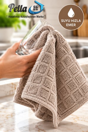 Premium Kurulama Bezi 40x60 cm – Bardak ve Bulaşık Bezi (1 Adet)