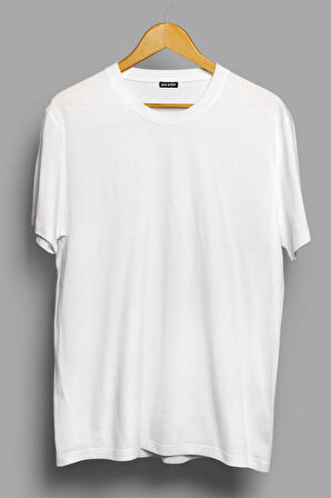 Baskısız "düz" Üniseks Oversize %100 Pamuk T-shirt