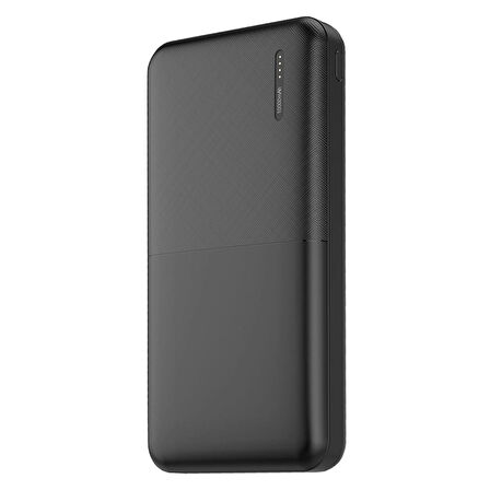 Dexim M9 10.000mAh Led Işıklı Powerbank - Siyah