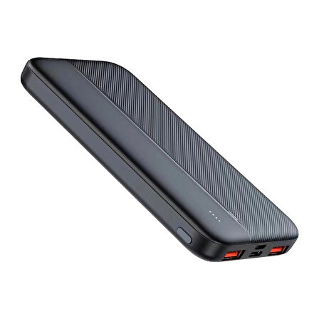 Dexim DC01 10.000 mAH Superslim Led Işıklı Powerbank - Siyah