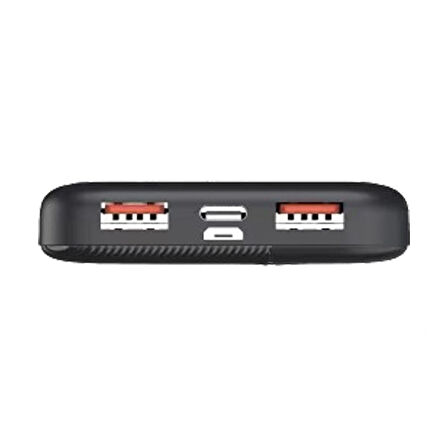 Dexim DC01 10.000 mAH Superslim Led Işıklı Powerbank - Siyah