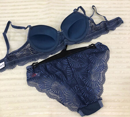 Umt Kadın Dolgulu B Cup Balenli Telli Sütyen Takımı