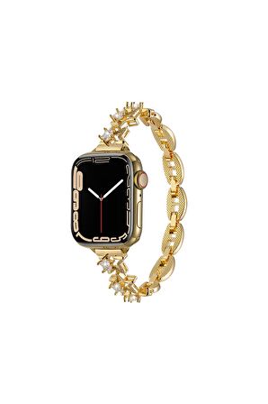 Apple Watch Ultra Uyumlu  49mm Fuchsia KRD-104 Metal Kordon