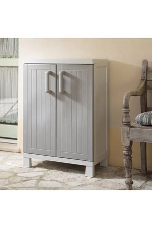Toomax Midi Kısa Dolap Bahçe Dolabı, Balkon Dolabı, Banyo Dolabı 65x37x93 cm