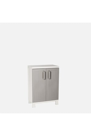 Toomax Midi Kısa Dolap Bahçe Dolabı, Balkon Dolabı, Banyo Dolabı 65x37x93 cm