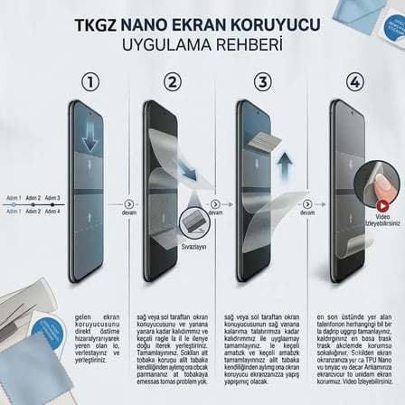 Tecno SPARK 10 PRO Uyumlu NANO Ekran Koruyucu Ultra İnce ekstra Dayanıklı HD HAYALET - Tkgz