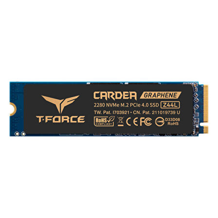 Team T-Force CARDEA Z44L 2TB Gen4x4 3500/3000MB/s NVMe PCIe M.2 SSD Disk (TM8FPL002T0C127)