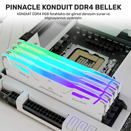 Timetec Pinnacle PKMD4U32C16CHW32G 32GB DDR4 3200Mhz 2Rx8 CL16 RGB Masaüstü Ram